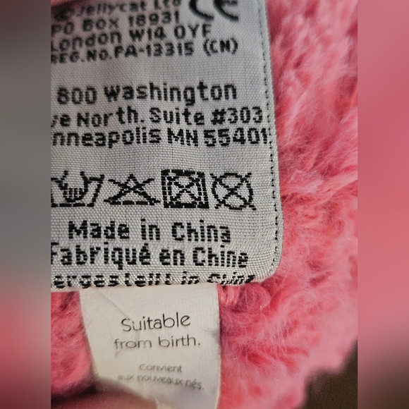 Jellycat VERY RARE Medium BashfulDusty Pink Bunny US Exclusive - Picture 6 of 9